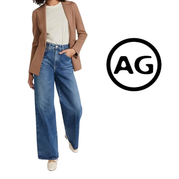 AG Adriano Goldschmied Women's Deven Jeans, Republic, Size 26 - Picture 2 of 3